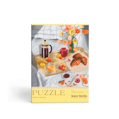 Französisches Puzzle, Frühstück 1000 Teile