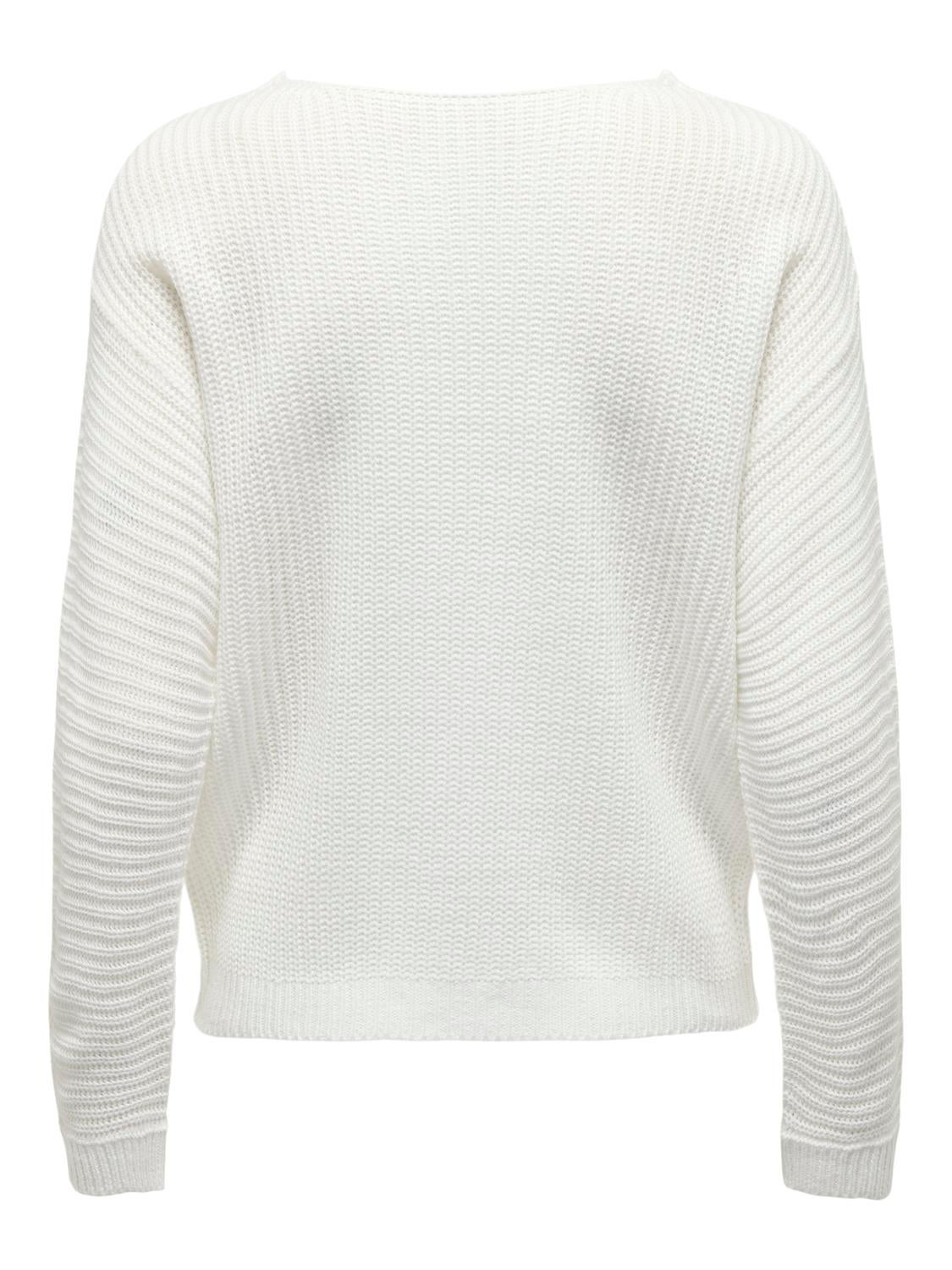 JDYJUSTY Strickpullover Cloud Dancer