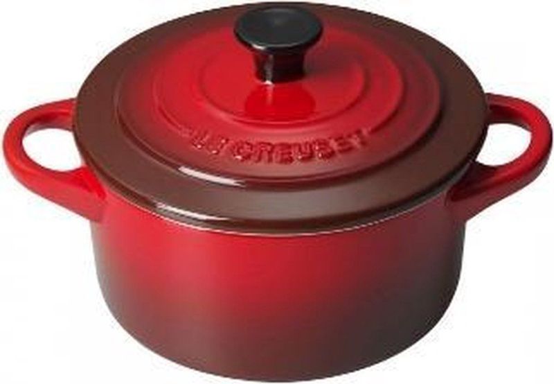Le Creuset - Mini Stoofpannetje - Kersenrood - 10 cm