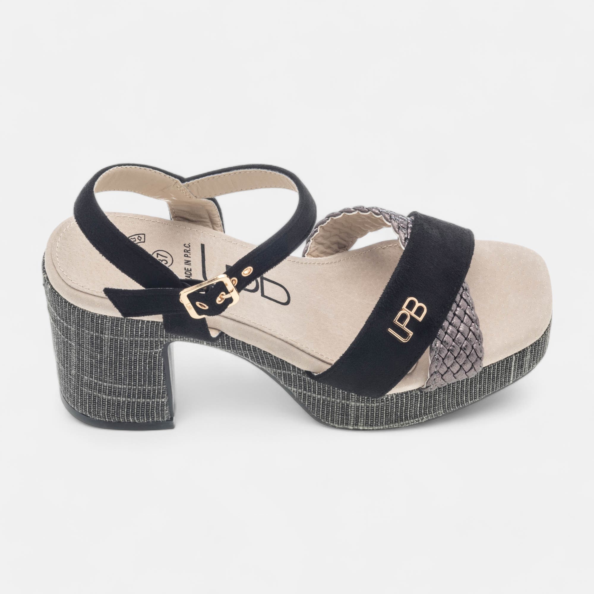Nu-pieds à talon Femme noir
