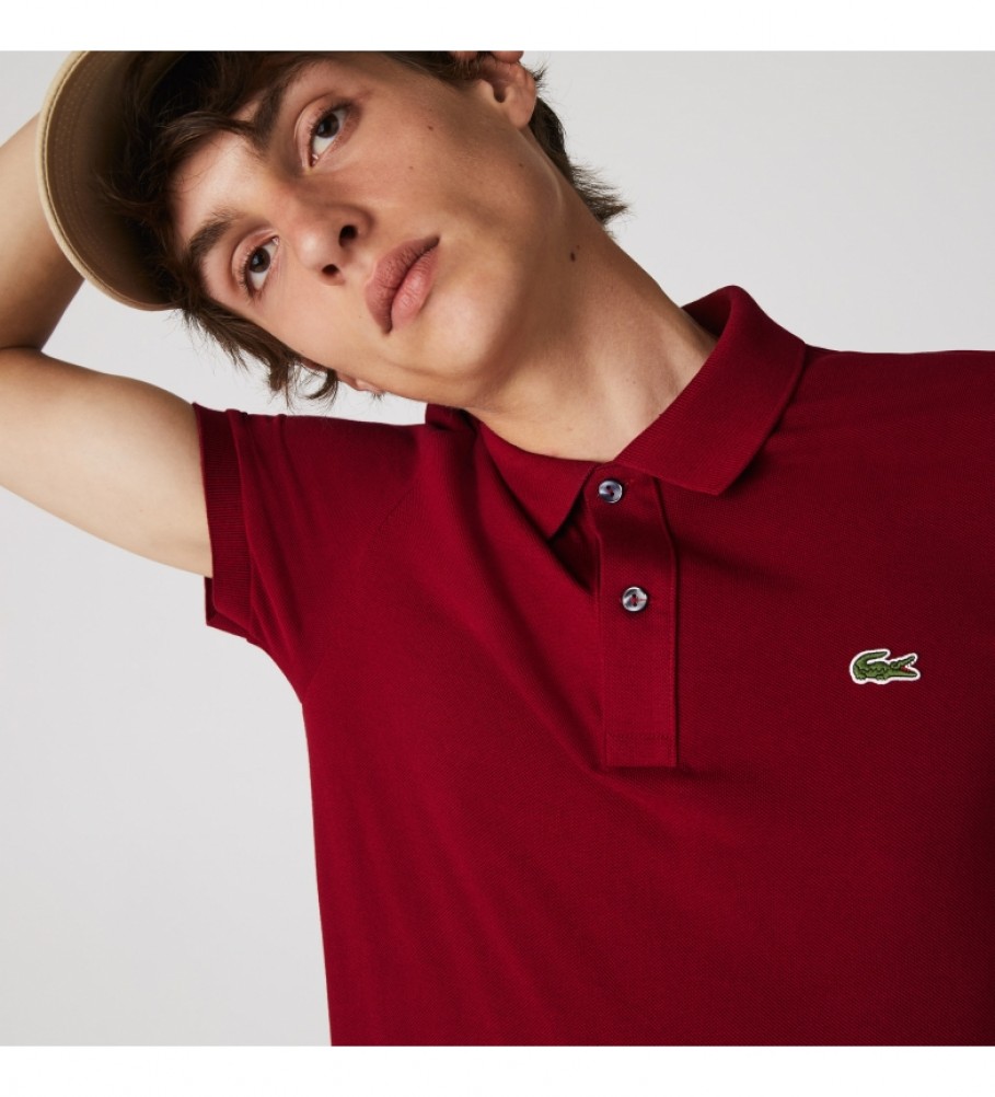 Lacoste Polo Original L.12.12 Slim Fit bordô