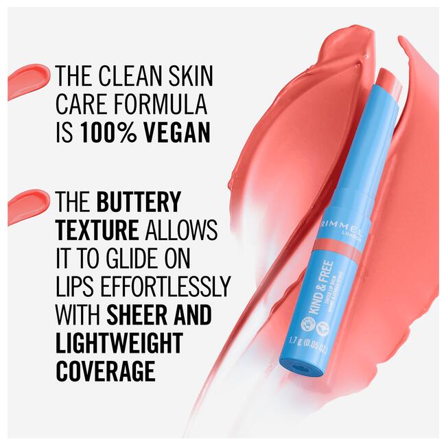 Rimmel London Kind & Free Lip Balm 004 Hibiscus Blaze