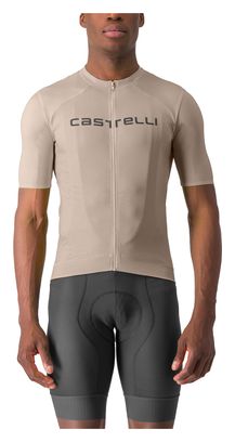 Maillot Manches Courtes Castelli Elements Gris