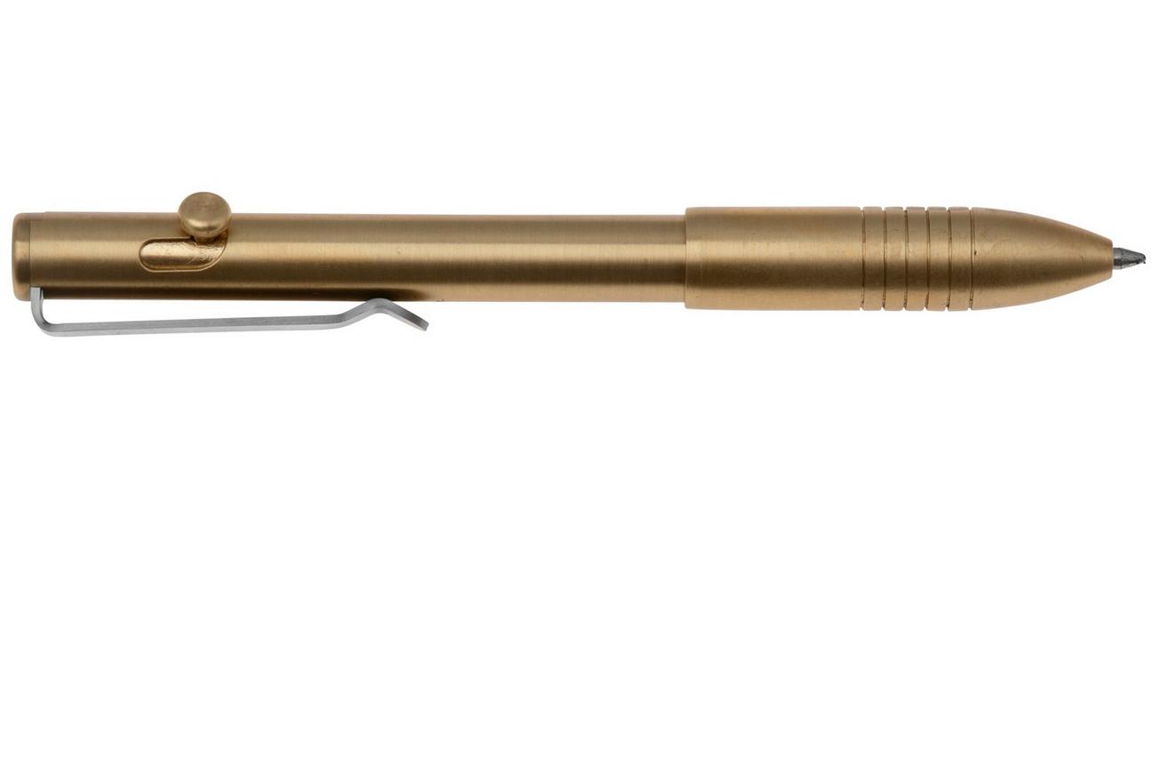 Big Idea Design Bolt Action Pen BA-BS Brass, auto adjusting everyday carry pen