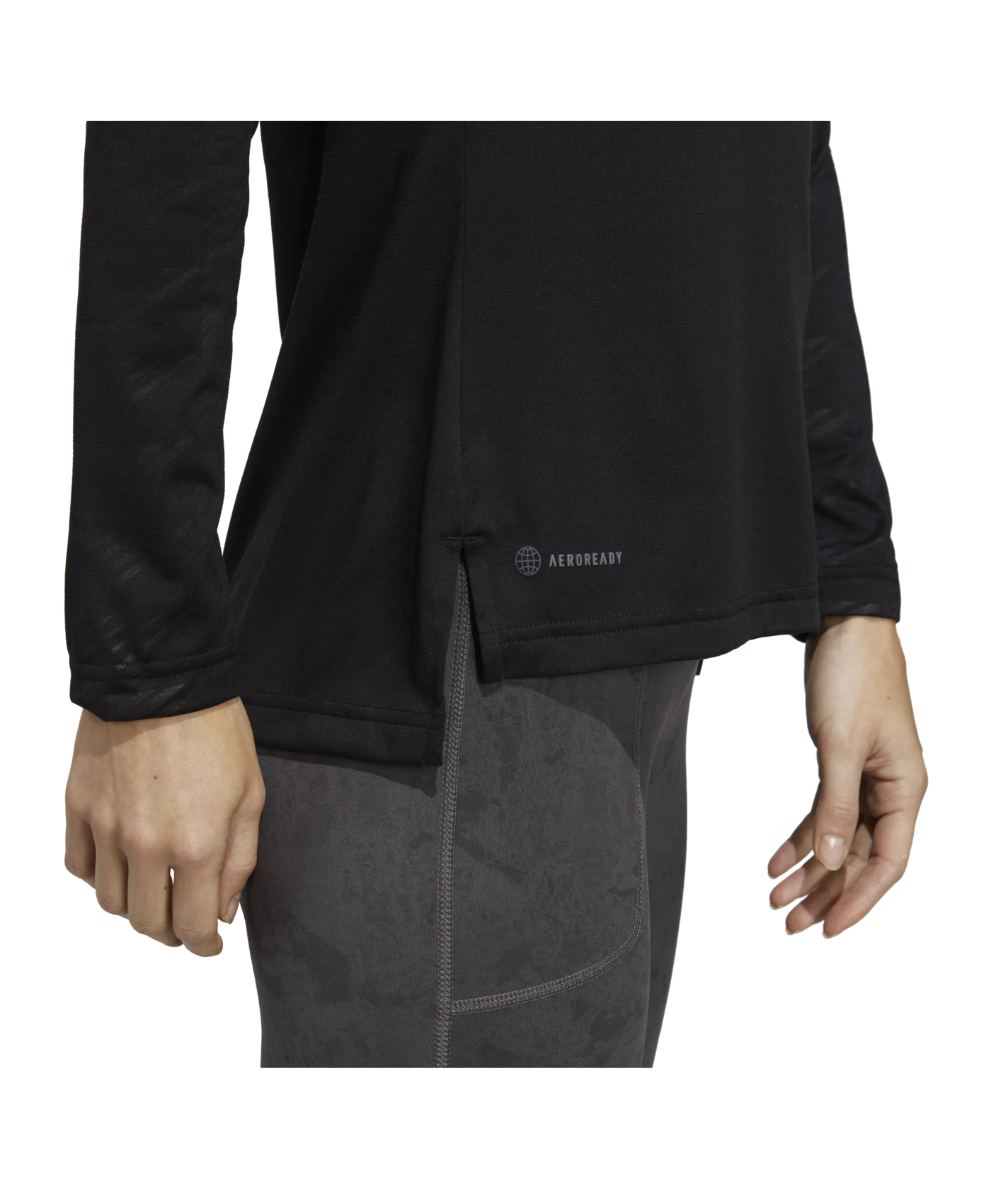 adidas Terrex Multi Half-Zip Long Sleeve Tee Black