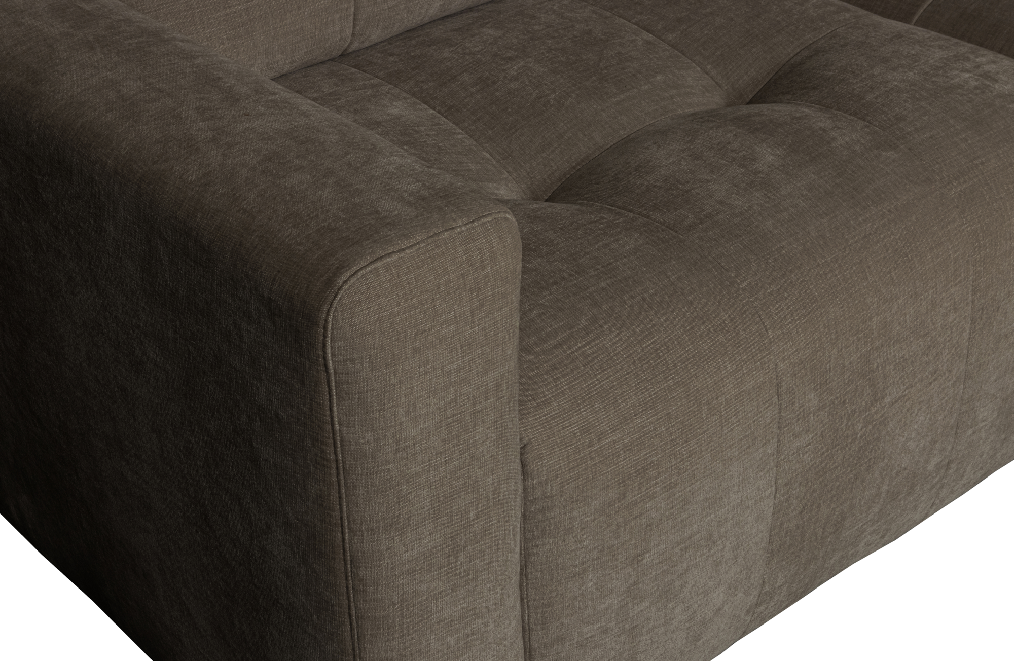 WOOOD Exclusive chaise longue Bar rechts Bar Chaise Longue rechts - Antraciet