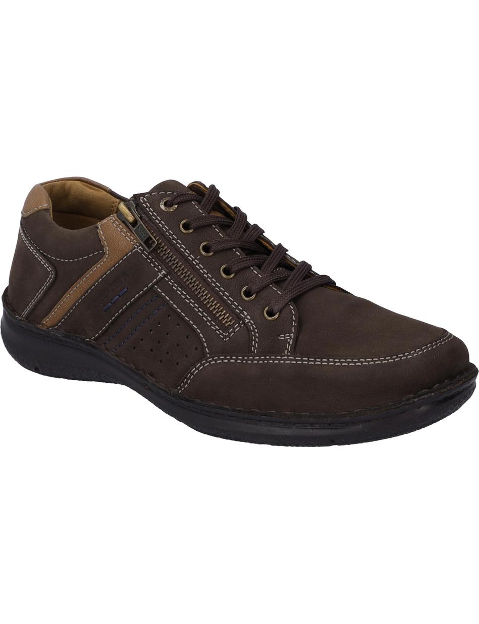 Halbschuh Alfred 02, espresso-kombi