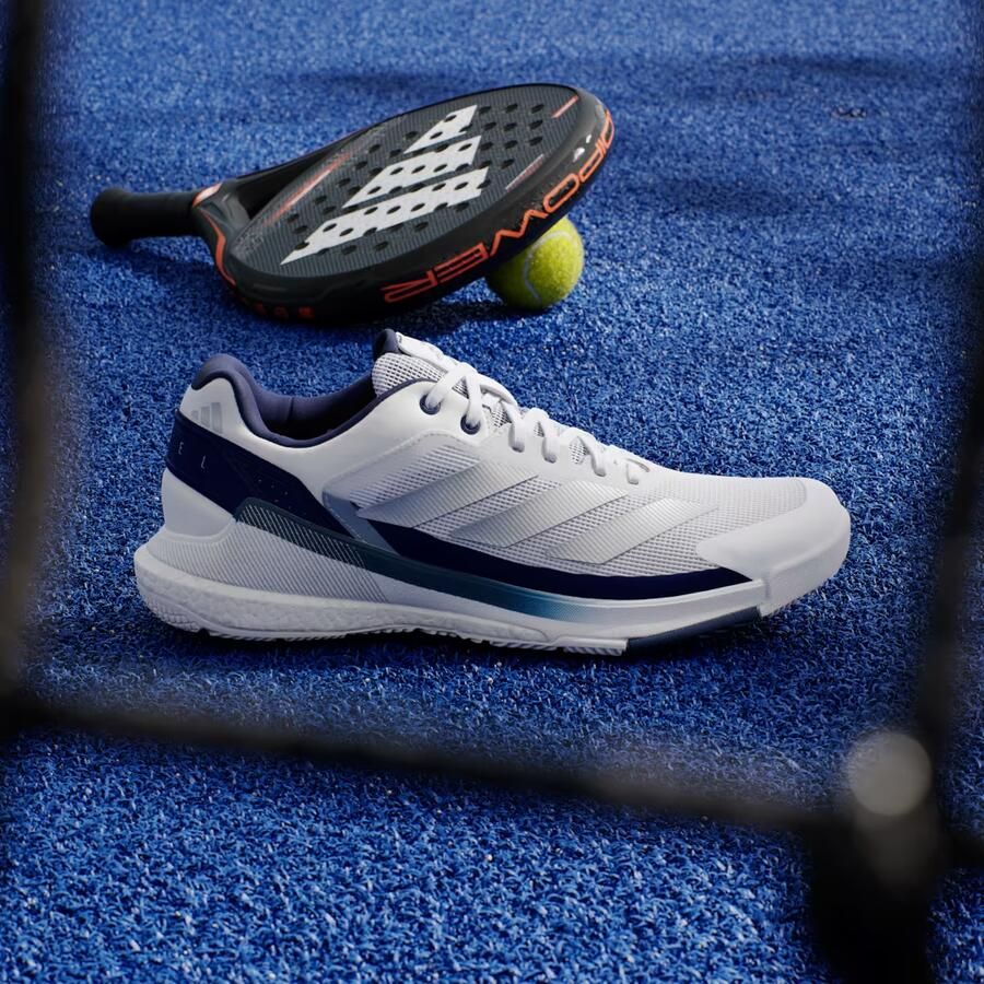 Adidas Performance Crazyquick BOOST Padel Schoenen Heren Wit