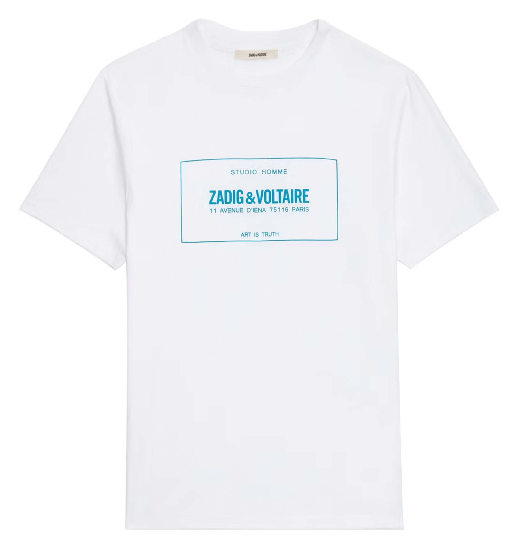 TED - Tee-shirt imprimé en coton bio | Blanc