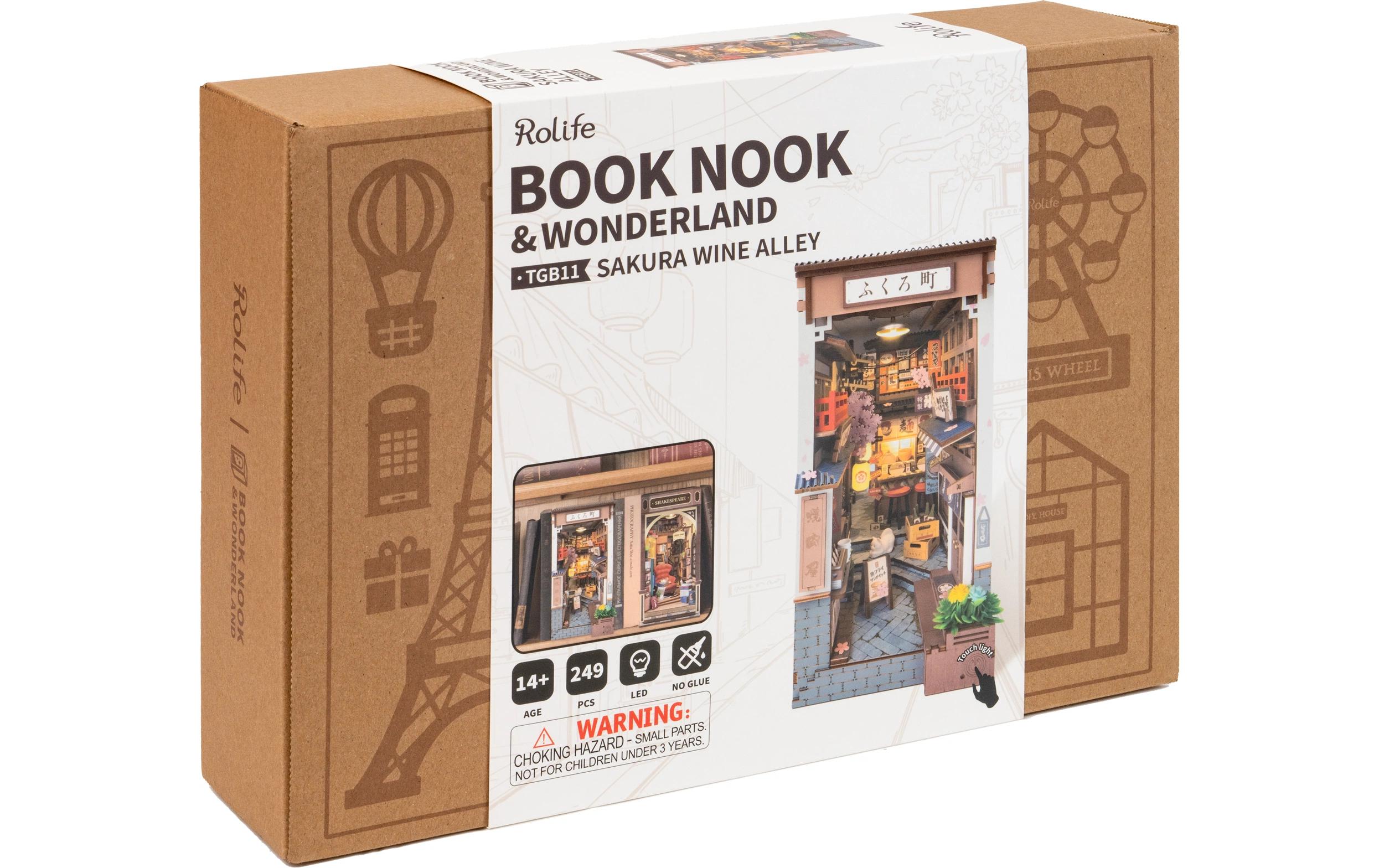 Bausatz Sakura's Weinstrasse3D-Puzzle aus lasergeschnittenen Holzteilen