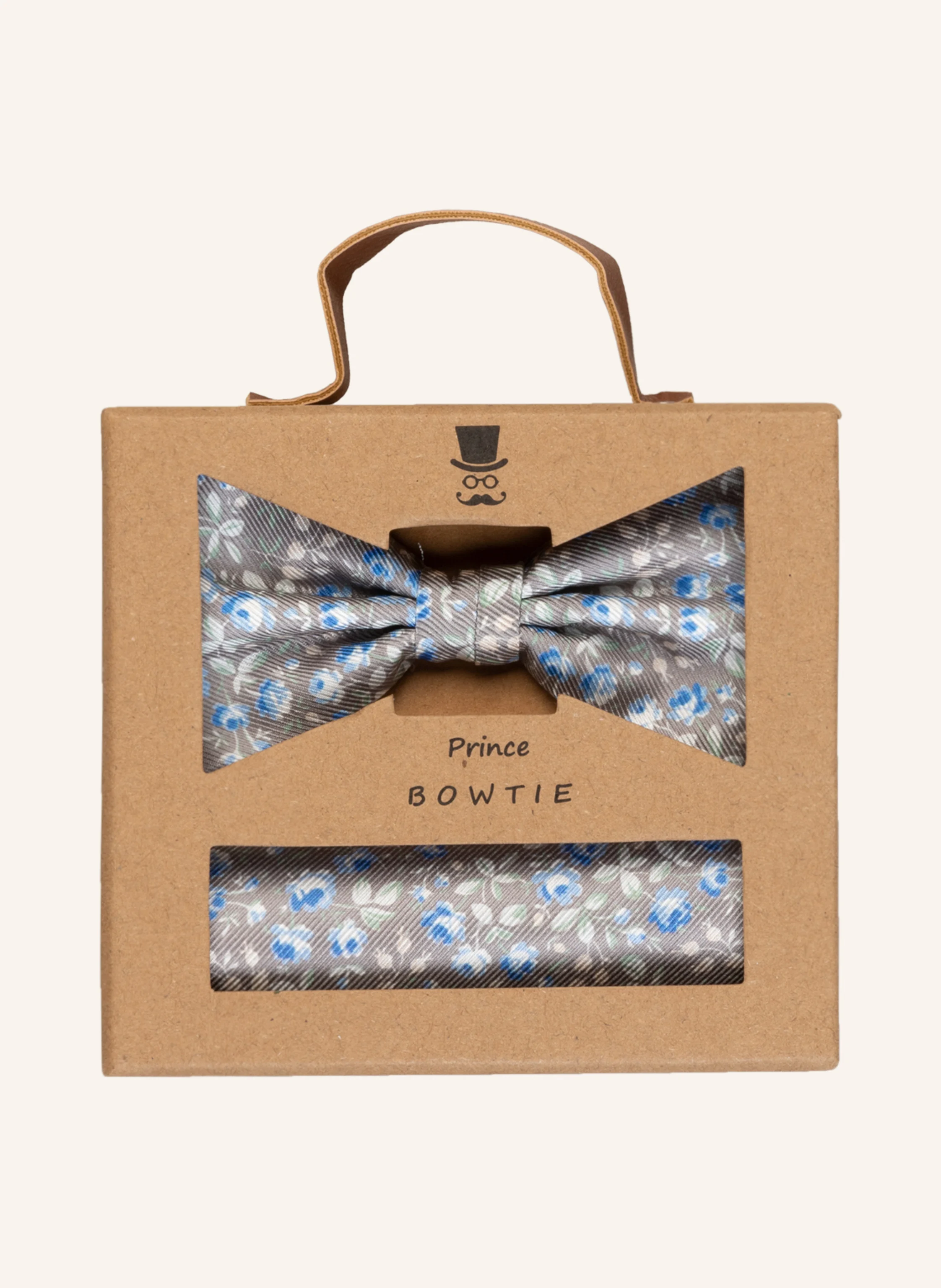 Prince BOWTIE Set: Fliege und Einstecktuch