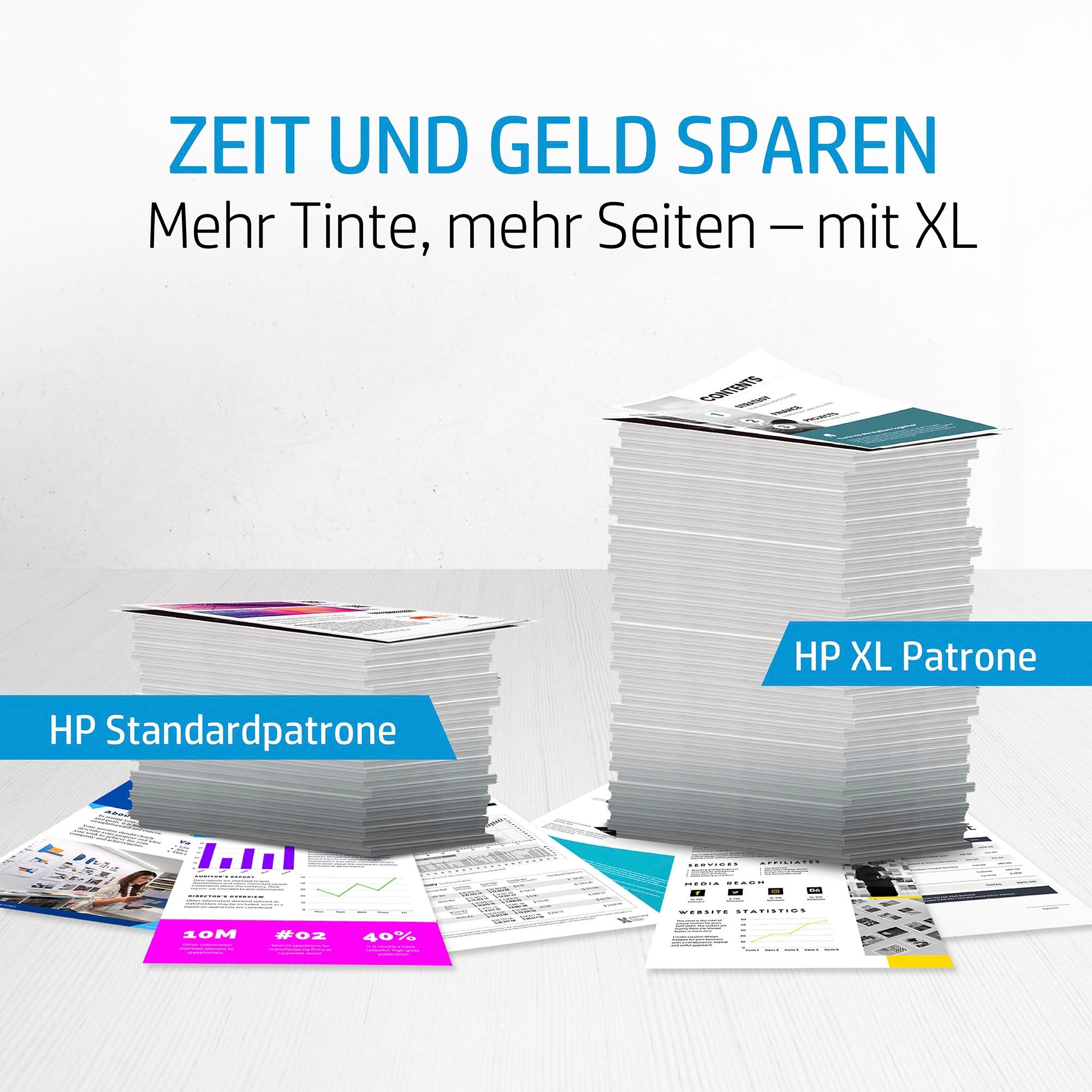 HP Nachfülltinte »305 2er-Pack 6ZD17AE,  Cyan/Magenta/Gelb/Schwarz« für HP Packung, 2 Stk. tlg. Instant Ink, Druckerpatrone original, Kombi