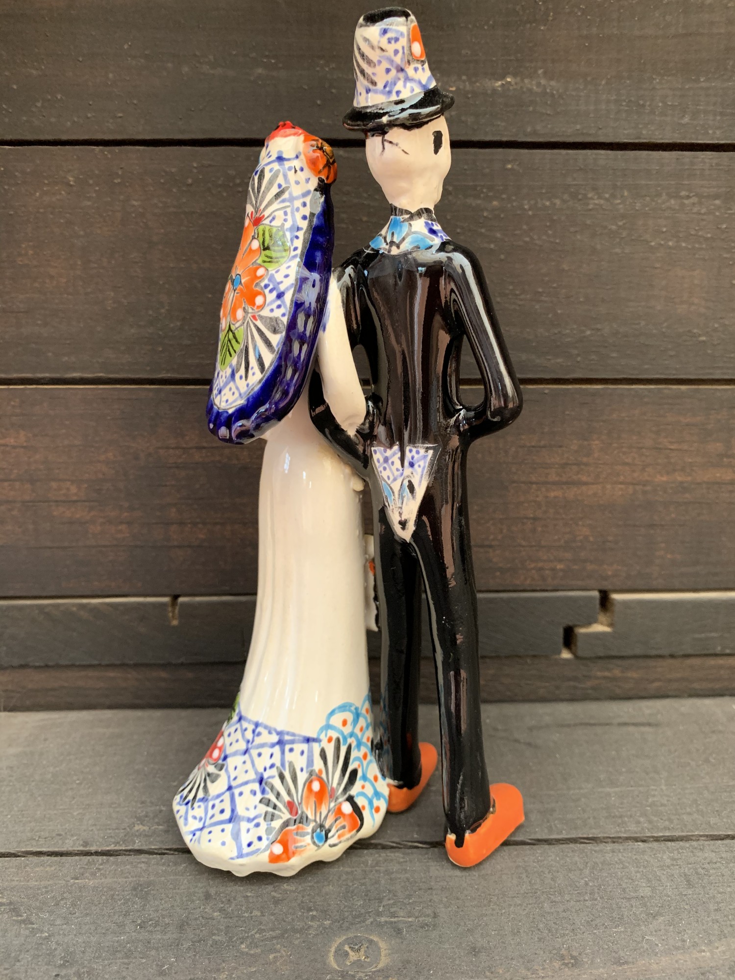 Keramik-Figur 'Novios Nano', multicolor, H 20 cm, B 8 cm, L 7 cm von fischer's lagerhaus