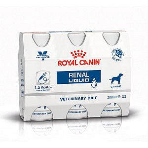 Royal Canin Renal Liquid Hond 3 x 200 ml | 11814