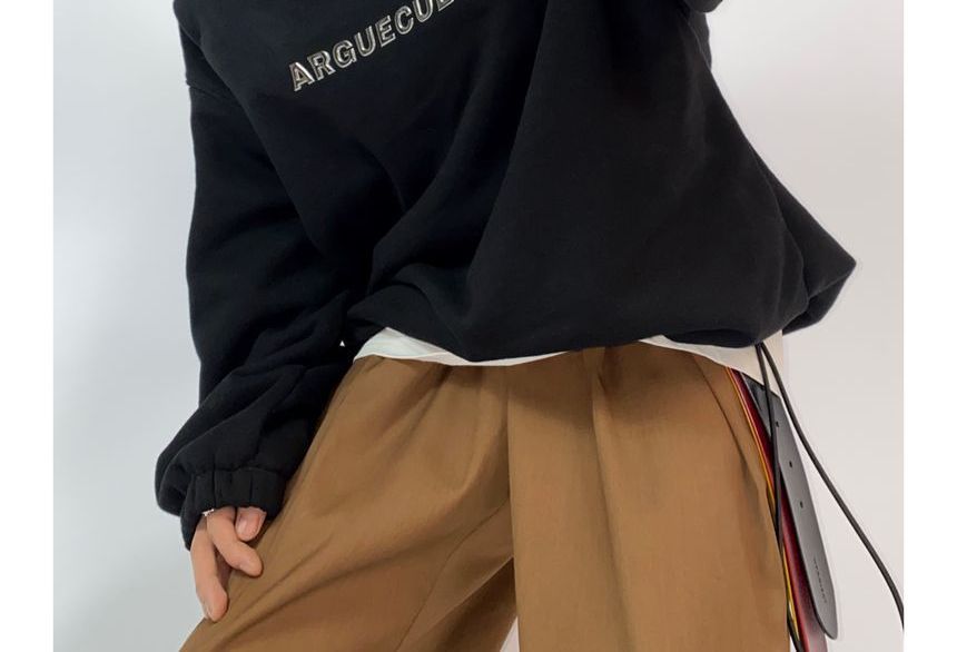 kooklay - Hoodie met lange mouwen en letters