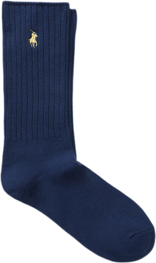 Polo Ralph Lauren Cotton-Blend Crew Socks Blå/rød