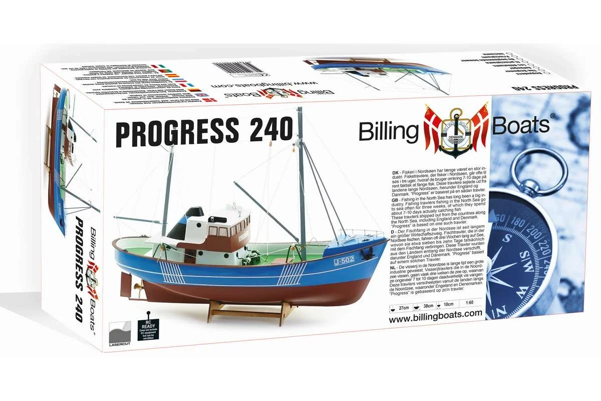 Billing Boats - 1:60 Progress - plastic hull - photo manual (461035)