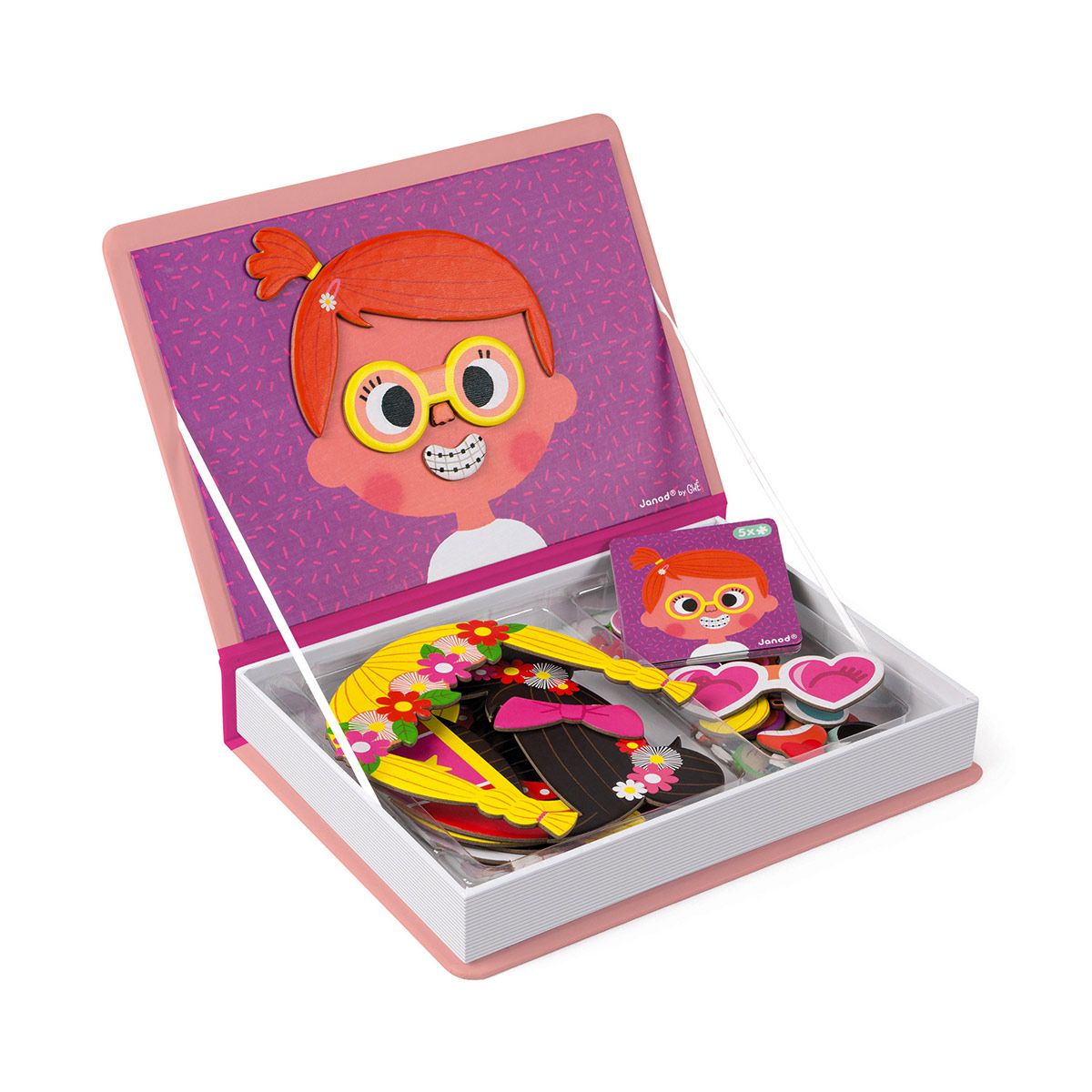 Magneti'Book Crazy Faces - Rose