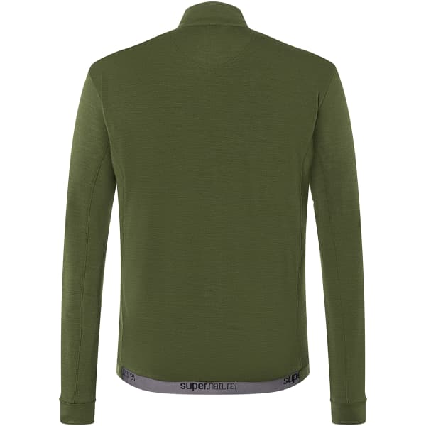Veste polaire randonnée SUPER.NATURAL M MOTION JACKET RIFLE GREEN