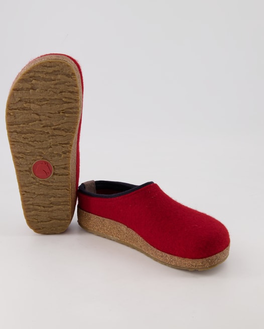 Haflinger Grizzly Kris Hausschuhe in Rot