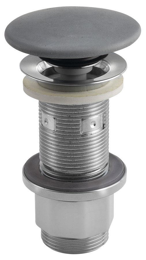 Sapho Concrete afvoerplug met clicksysteem beton grijs