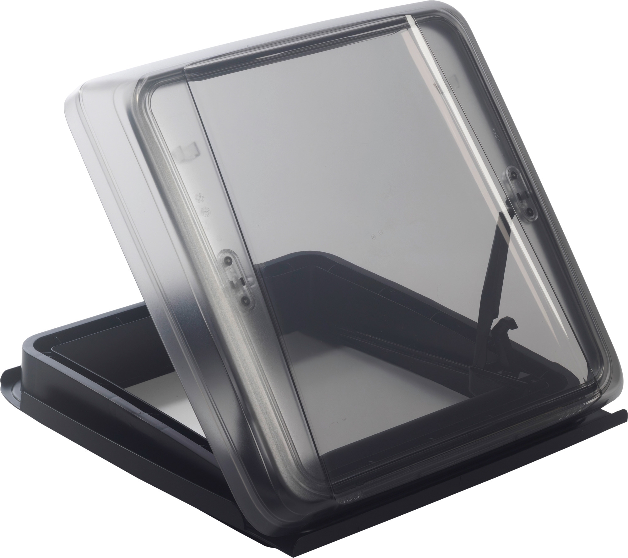 MPK VisionStar M LED Dachhaube ohne Dauerbelüftung mit LED-Beleuchtung 400 x 400 mm schwarz