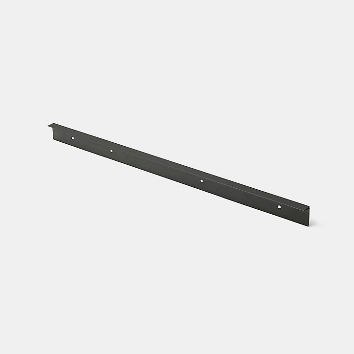 Profil de jonction pour plan de travail GoodHome Nantua Noir l. 23 mm x H. 23 mm