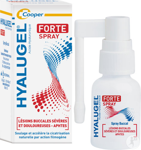 Hyalugel Forte Lésions Buccales Sévères Et Douloureuses-Aphtes Spray 20ml