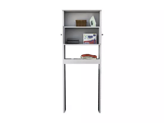 Meuble Lave-Linge 2 Portes Blanc