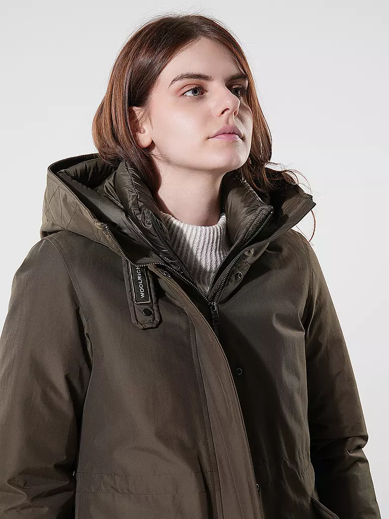 WOOLRICH Parka dunkelgrün