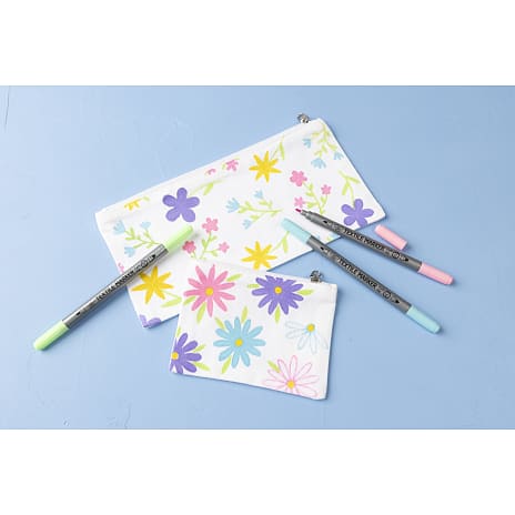 Tekstiltusch, streg 2,3+3,6 mm, 6 stk