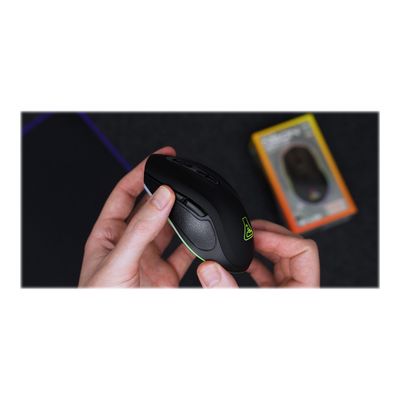 The G-Lab Kult Néon - Souris sans fil - noir