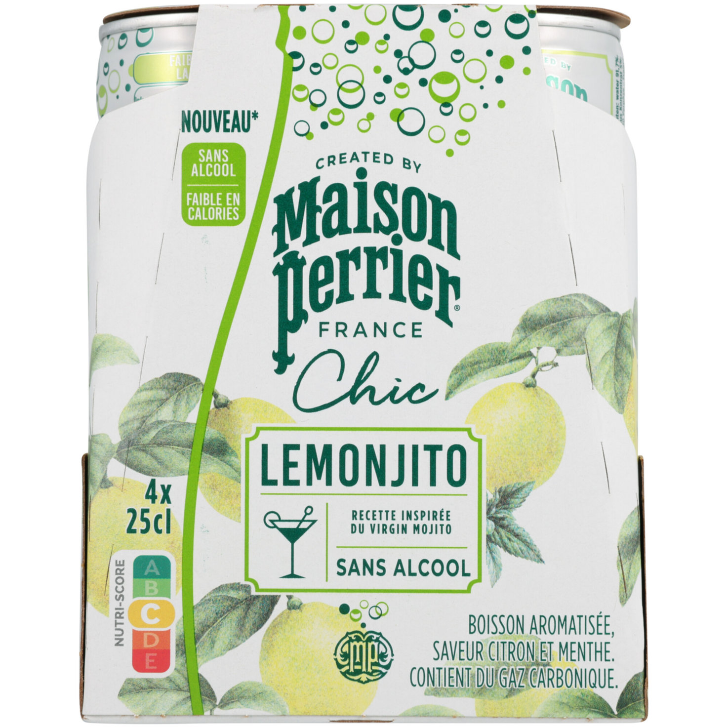 Perrier Chic Lemonjito 4x25cl -100cl