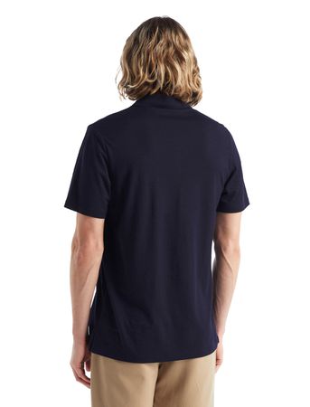 TECH LITE II Herren-Merino-Kurzarm-Poloshirt  midnight navy  XXL