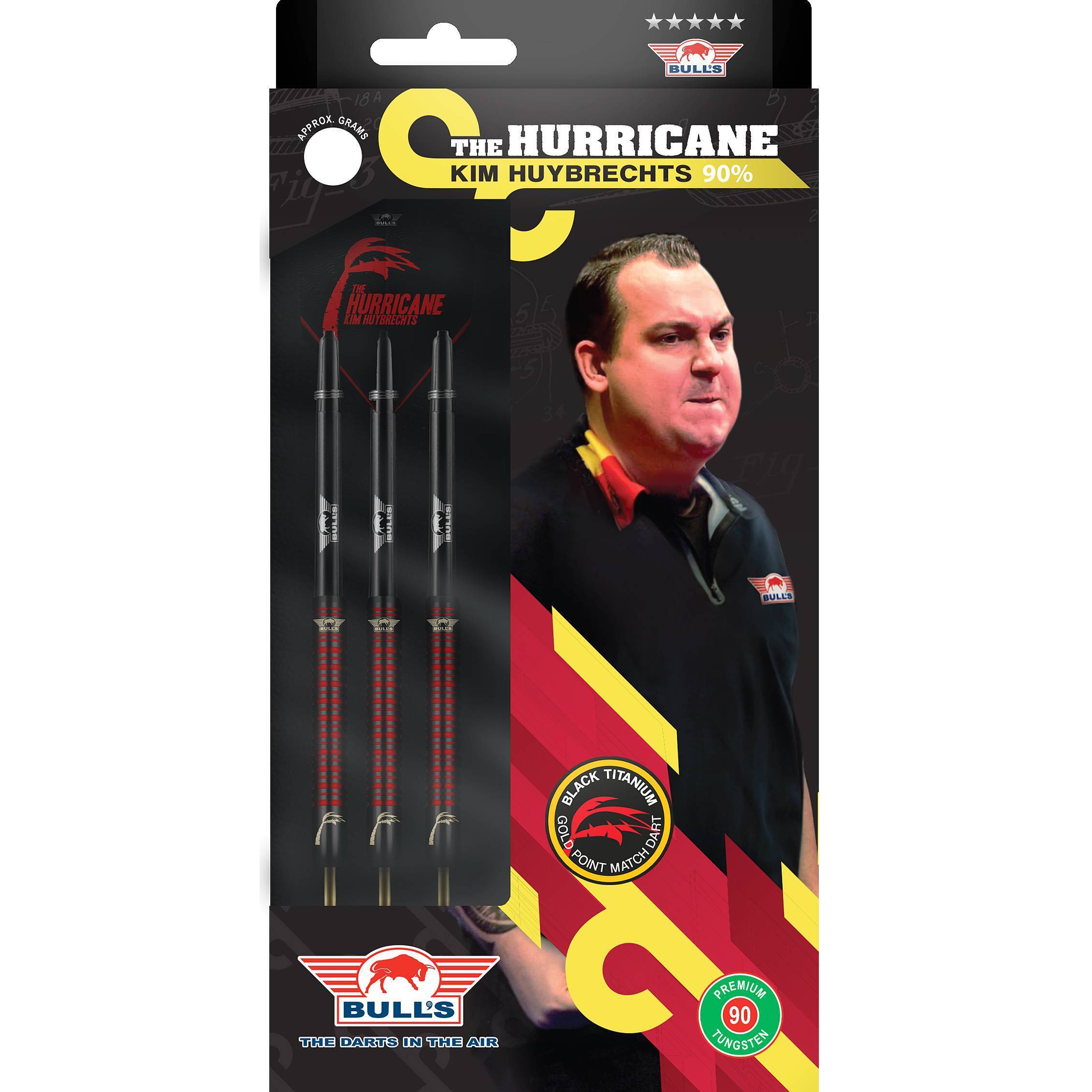 Bull's NL - Kim Huybrechts Black - Steeldart