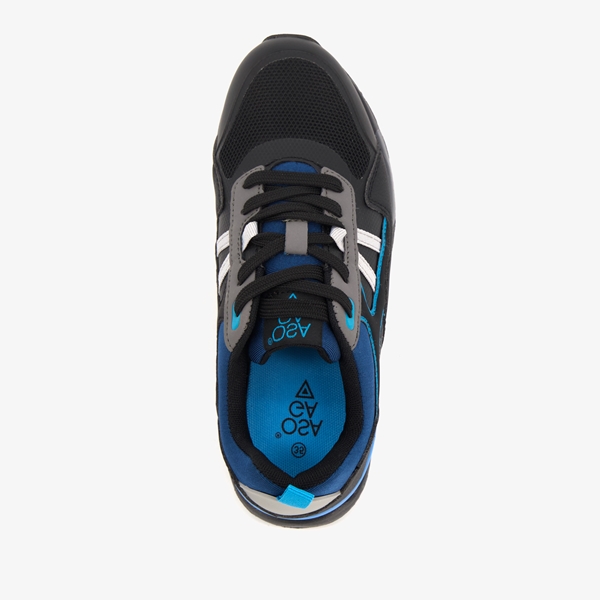 Osaga Brock kinder sportschoenen zwart/blauw