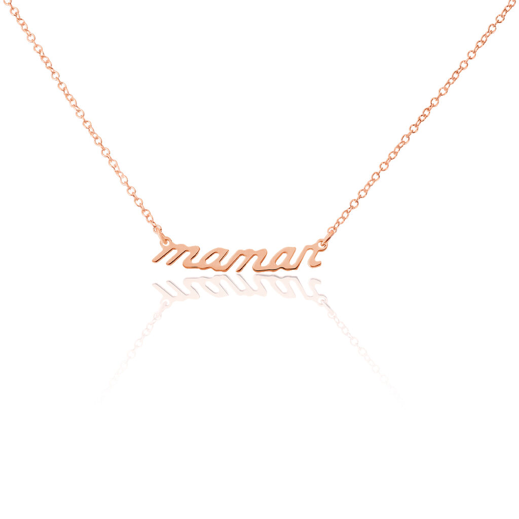 Collier Mendi Argent Rose