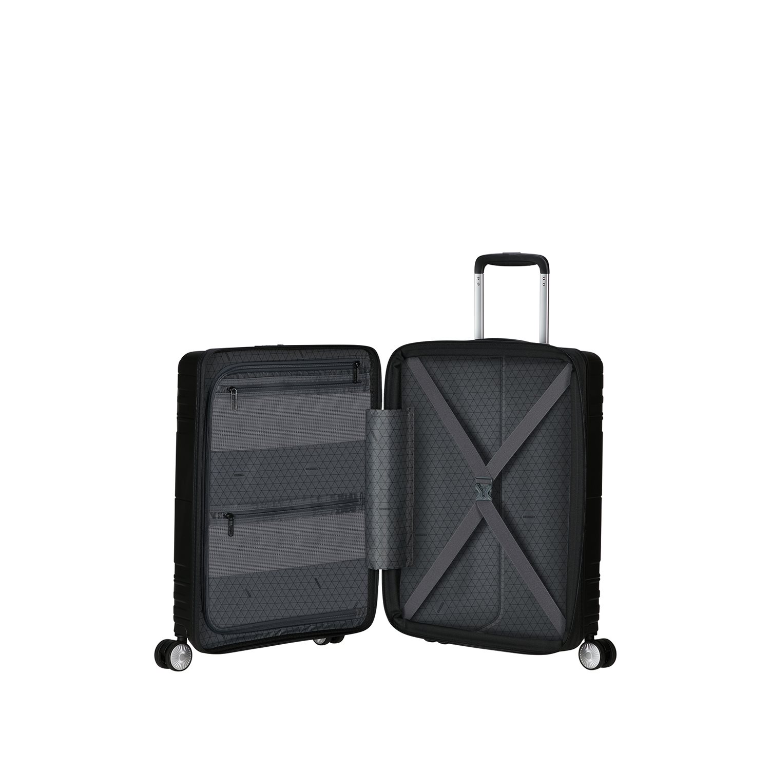 American Tourister Hello Cabin Spinner 55 EXP onyx black