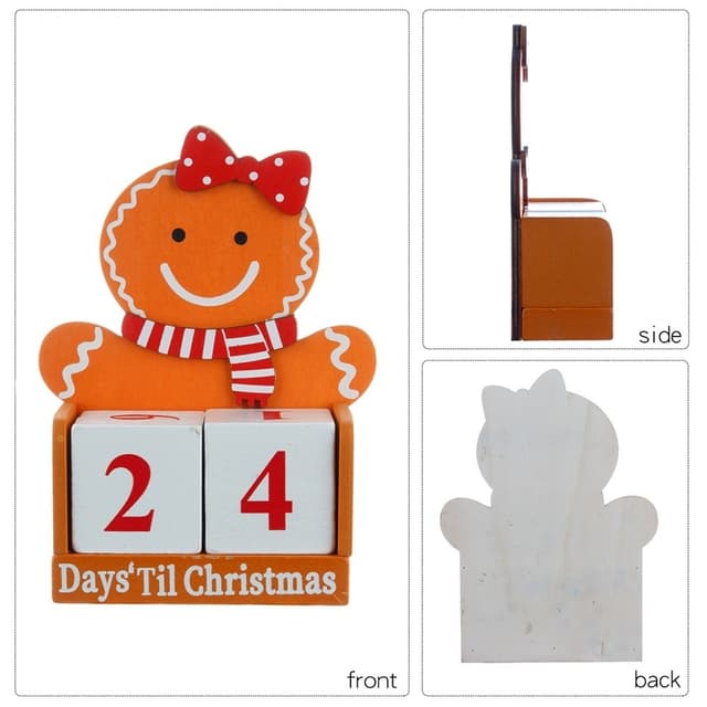 Nedtælling til jul honningkagemand Træ adventskalender