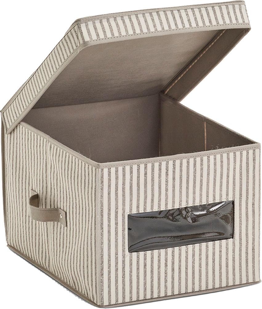 Zeller Present Aufbewahrungsbox »Stripes« Vlies, beige