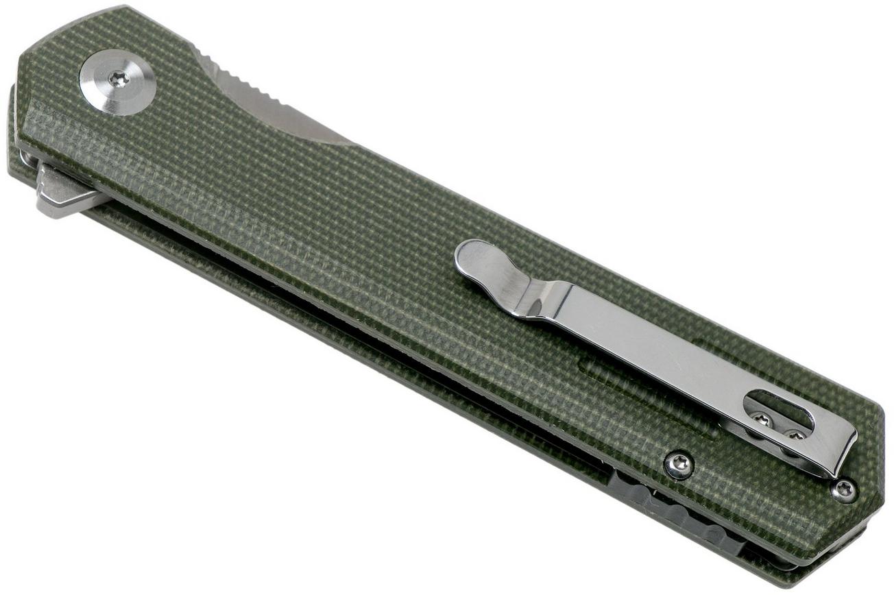 Fox Revolver Black Fox BF-740OD Green Canvas Micarta zakmes