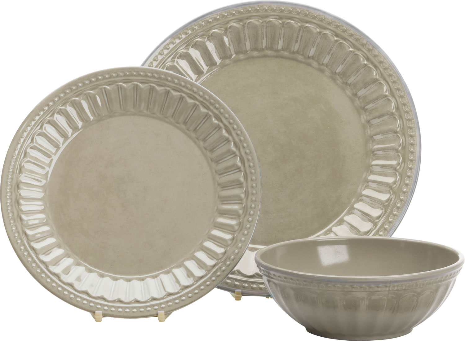 Flamefield Amalfi Geschirr-Set 12 tlg. Sand
