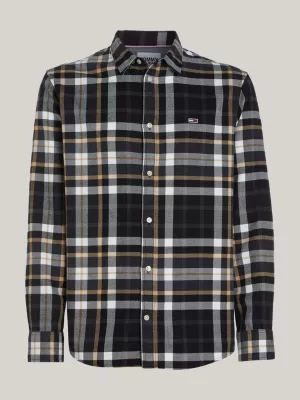 Camisa de flanela clássica com estampa xadrez essencial