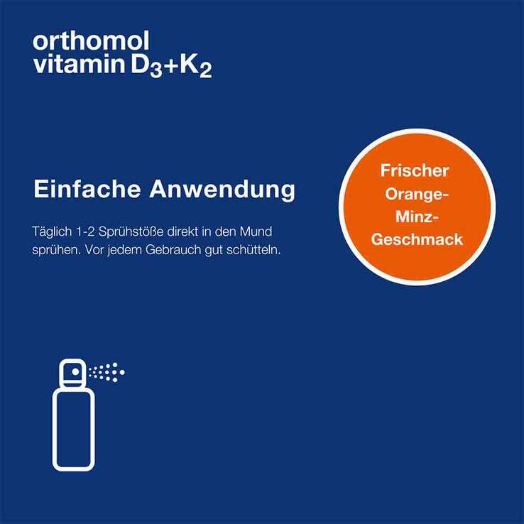 Orthomol Vitamin D3 + K2 Spray, 20 ml