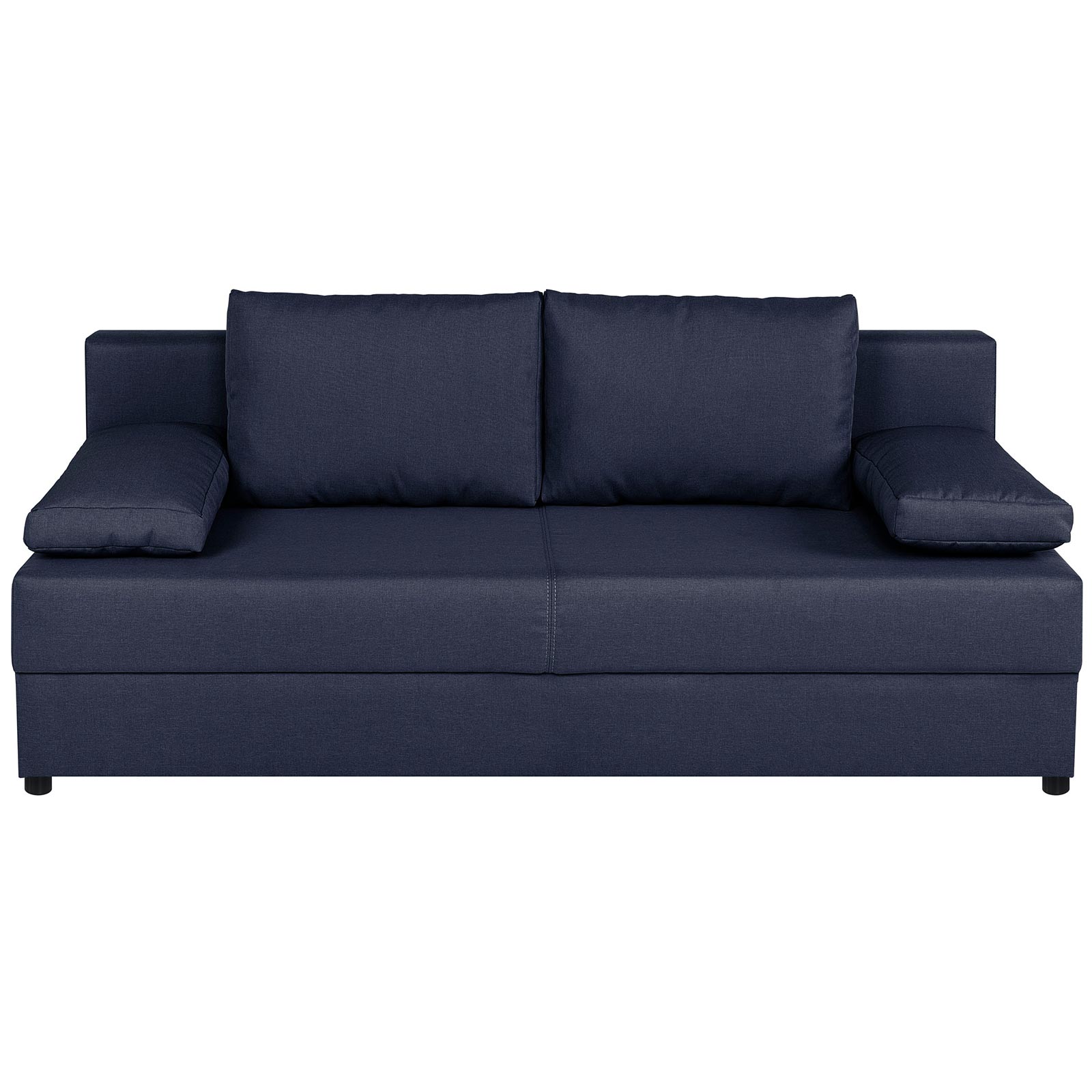 Schlafsofa - cobalt - Webstoff - Staukasten