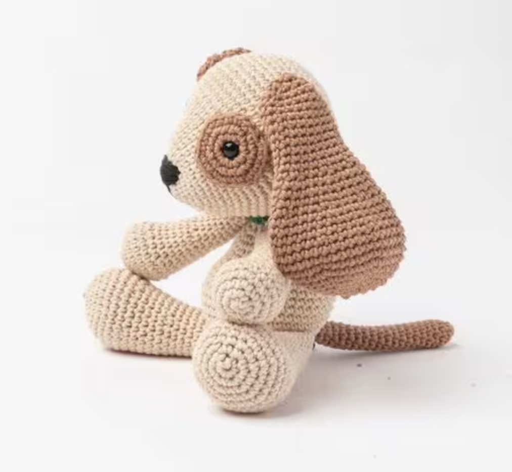 (8-tlg. Set) Ricorumi Creative Häkelset Strick Garn Wolle DIY Mercerie Zubehör inkl. Nadel (400027.001) - Hund