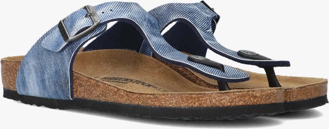 BIRKENSTOCK blauwe birkenstock teenslippers gizeh kids