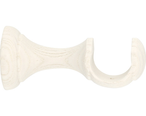 Enkelsporige beugel voor Boheme Nature Line, naturel essen, witgekalkt, Ø 28 mm, 8 cm lang, 1 st.