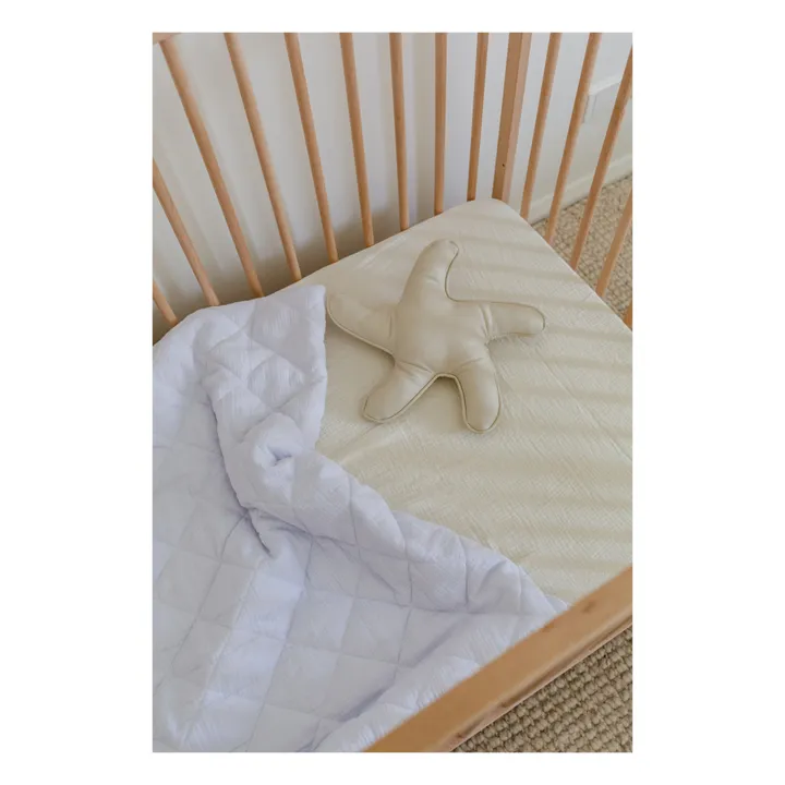 Soft Spot Couverture matelassée en coton bio 90x110 cm | Lavande