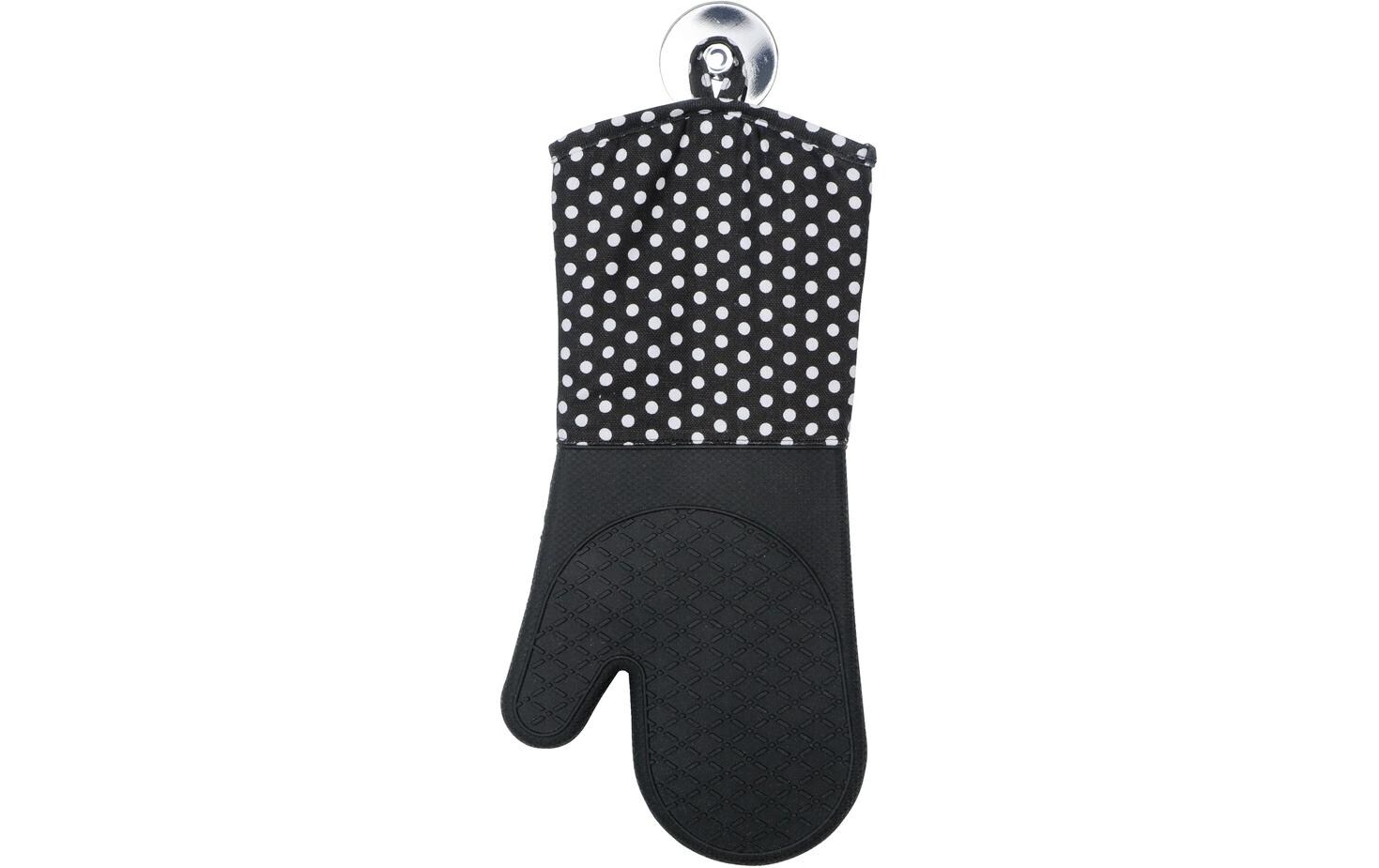 Küchenhandschuh Punkte 2er Set, SchwarzTopfhandschuhe